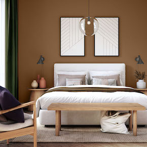 Dulux 2026 paint colour trends 3 ARTIFICIAL purple wall cabinet mirror